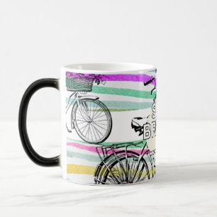 Magic mug joie de vélo avec citation inspirante