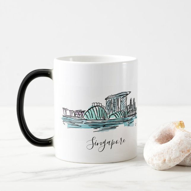 Magic Mug magique de Singapour (Avec donut)