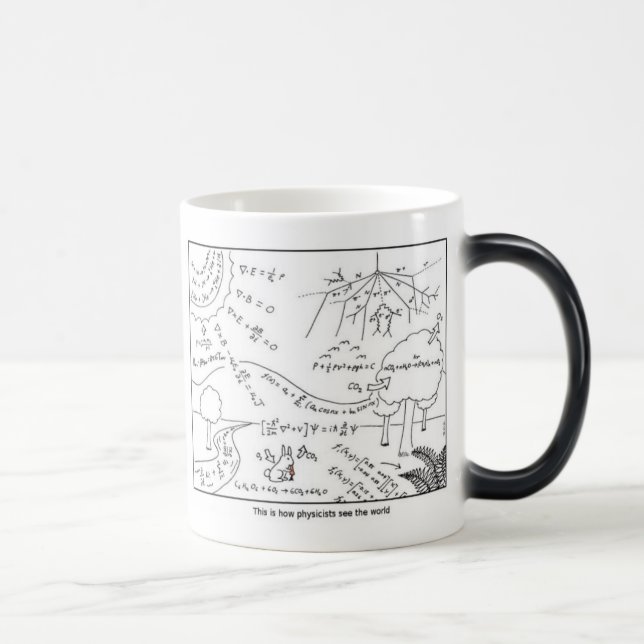 Magic Mug physicists see the world [LEFT HANDED] (Droite)