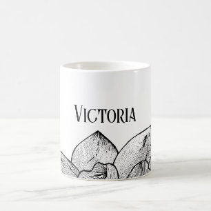Magic Mug Victoria à couleur magique personnalisée et mo