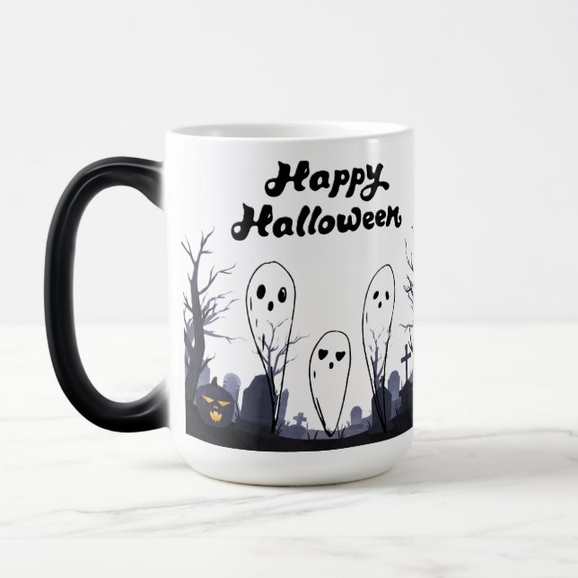 magic mug with Halloween design (Gauche)