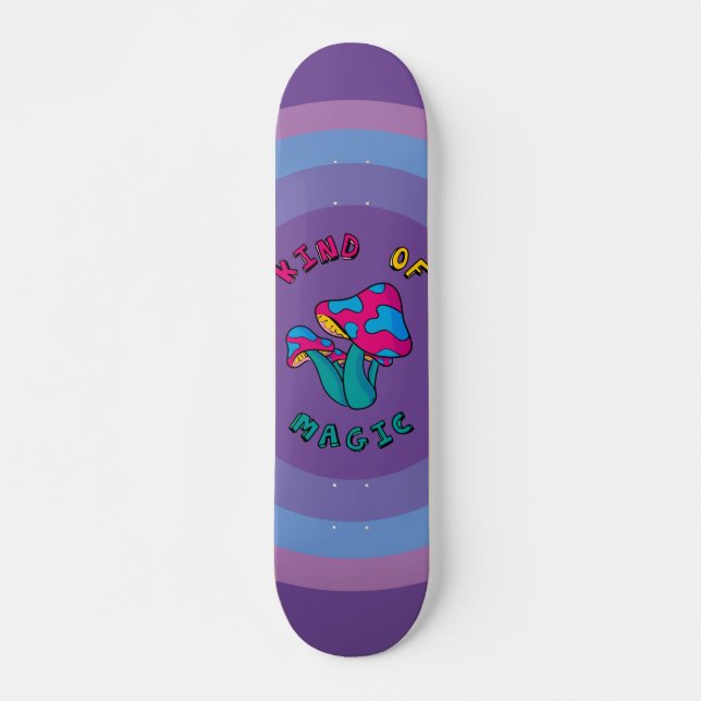 Magic Mushroom - EoR-Skateboards Skateboard (Vorne)