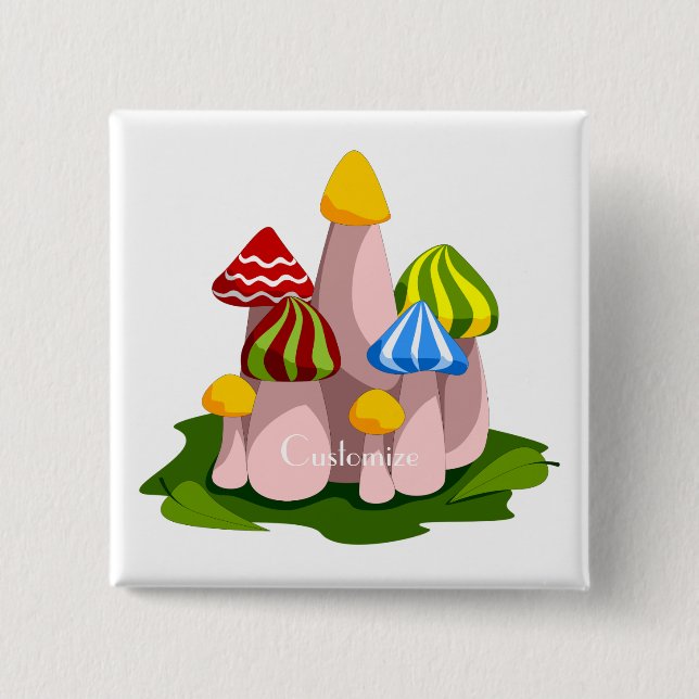 Magic Mushroom Kathedrale Thunder_Cove Button (Vorderseite)