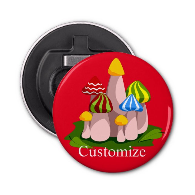 Magic Mushroom Kathedrale Thunder_Cove Flaschenöffner (Vorderseite)