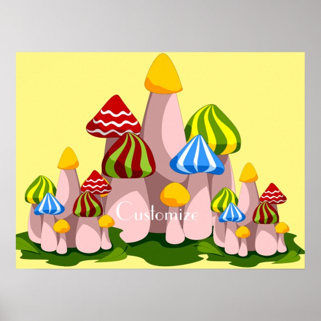 Magic Mushroom Kathedrale Thunder_Cove Poster (Vorne)