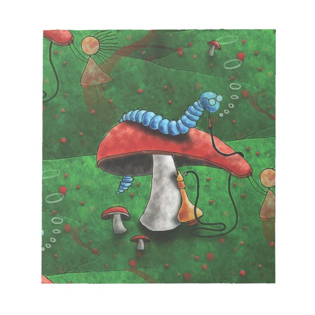 Magic Mushroom Notizblock (Vorderseite)