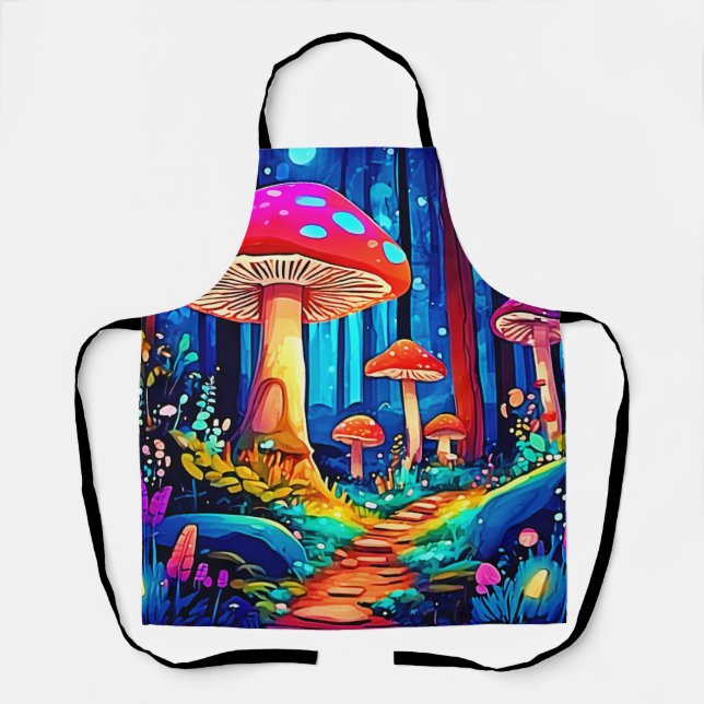 Magic Mushroom Path Design Schürze (Vorderseite)