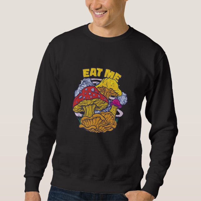 Magic Mushrooms Psychedelic Psilocybin Fungus Hipp Sweatshirt (Vorderseite)