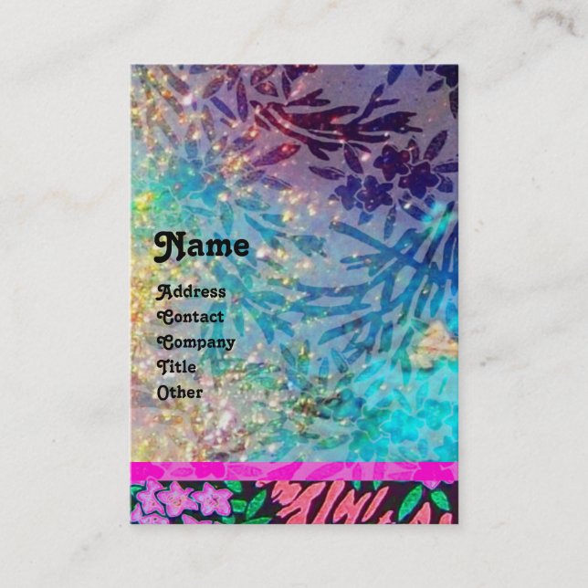 MAGIC MYRTLE MONOGRAM Blassende Spiegelreflexperle Visitenkarte (Vorderseite)