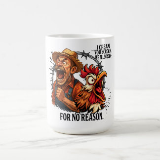 Magic On hurle tous sans raison - Mug morphing couleur