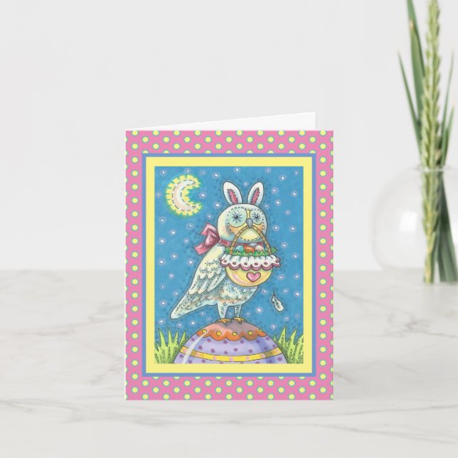MAGIC OWL & EASTER BASKET ACCUEILLIE CARTE DE REMA (Devant)