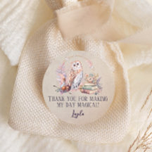 Magic Owl Girl Wizard Danke Classic