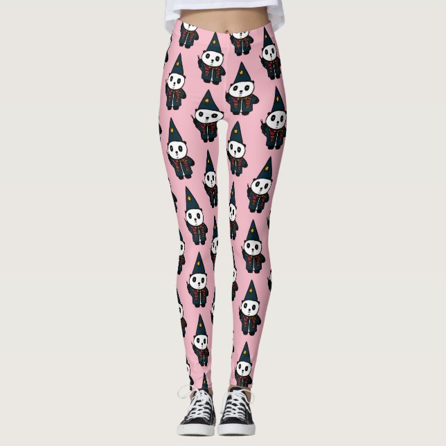 Magic Pandy der Panda Leggings (Vorderseite)