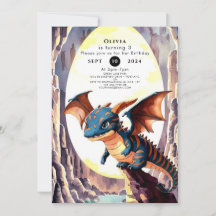 Magic Pastel Dragon Birthday