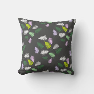 Magic Pastel Fern Blätter Kissen Kissen Kissen Kis