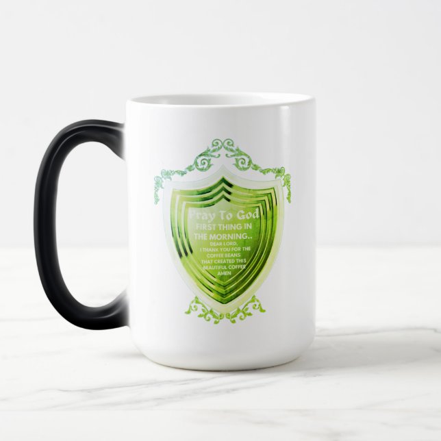 Magic Priez Dieu Gold Design Morph Mug (Gauche)