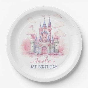 Magic Princess Burg Birthday Papierplatte Pappteller