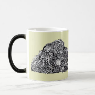 Magic Psycho Warrior morphing mug