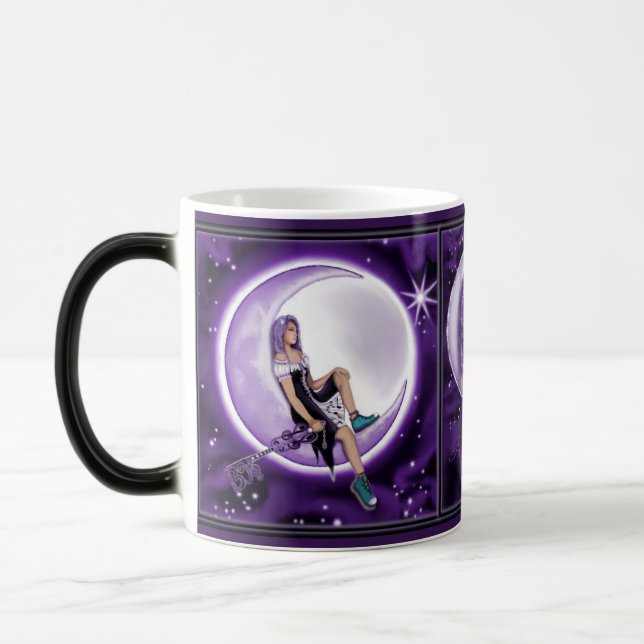 Magic Purple Moon enfant café Mug (Gauche)