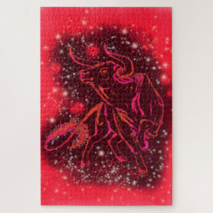Magic Red Bull Running Puzzle Extraordinaire étoil