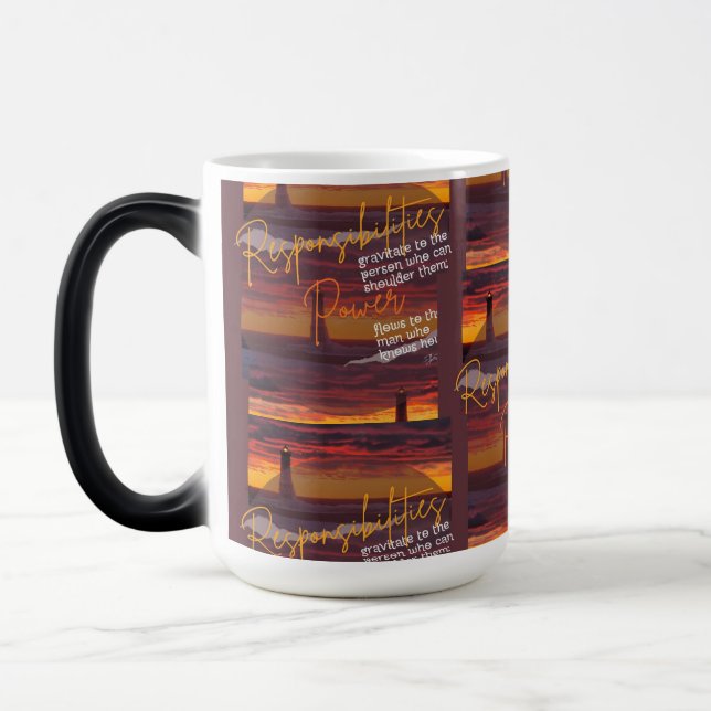 Magic Responsabilités et pouvoir Mug (Gauche)