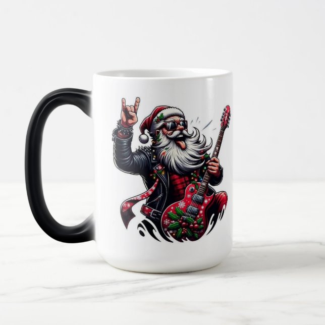 Magic Rocky Santa Mug (Gauche)
