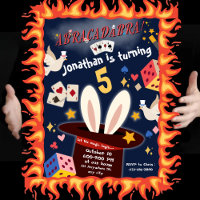 Magic Show Birthday Party Einladung Magic Trick