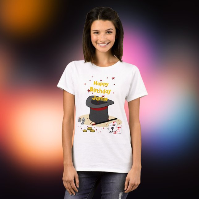 Magic Show Birthday Thema Party Partys T-Shirt (Magic Show Birthday Theme Party Parent T-Shirt)
