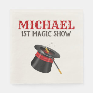 Magic Show Circus Geburtstagsparty Napkins Serviette