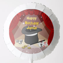 Magic Show Happy Birthday Name Party