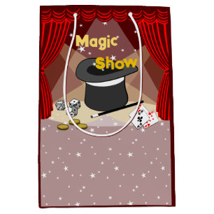Magic Show Red Danke Mittlere Geschenktüte