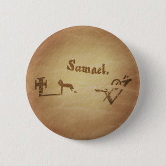 Magic Siegel Angel Samael Schutz Magie Charme Button