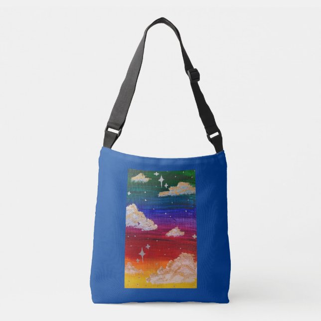Magic Sky Crossbody Bag Tragetaschen Mit Langen Trägern (Vorderseite)