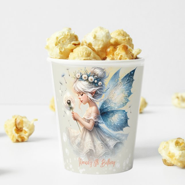 Magic Small Fairy Silhouette Kindergeburtstag Pappbecher (Von Creator hochgeladen)