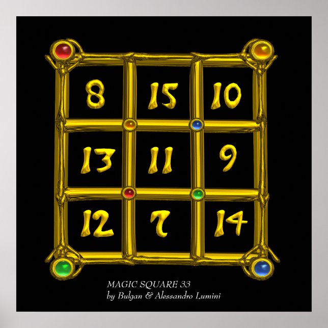 MAGIC SQUARE 33 POSTER (Vorne)