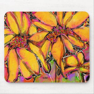 "Magic Sunflower Mouse Pad" Mousepad