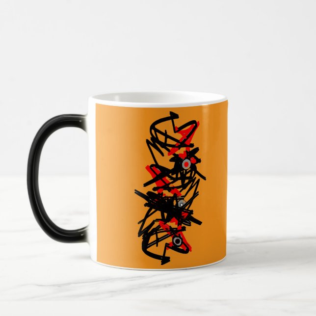 MAGIC SUPER MUG DE CAFÉ 3D ABSTRAIT ! (Gauche)