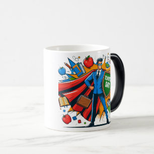 Magic Superpower Teacher Mug Fun Teacher's Day Cadeau Id