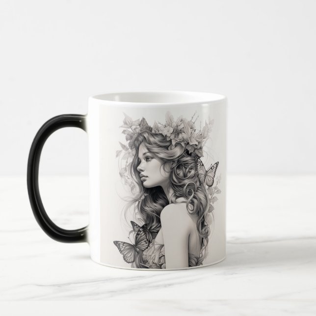Magic Tête de pot de café - Café amusant café Combo Mug (Gauche)