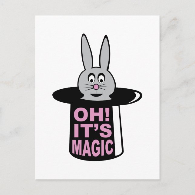 Magic Trick Postkarte (Vorderseite)