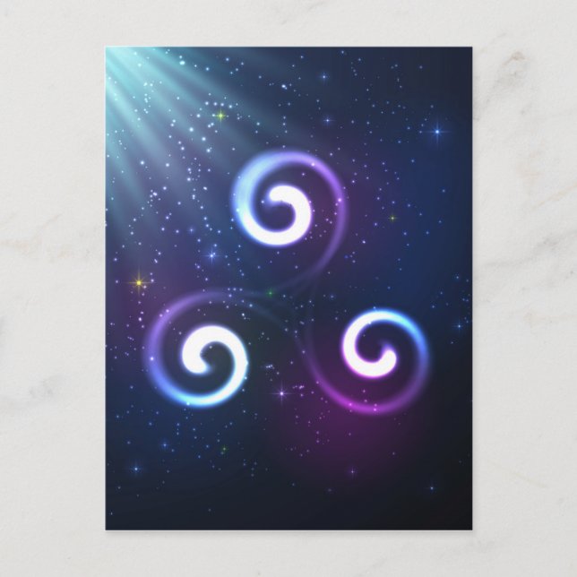 Magic Triskel Postkarte (Vorderseite)