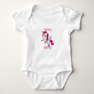 Magic Unicorn Fan Club Baby Strampler