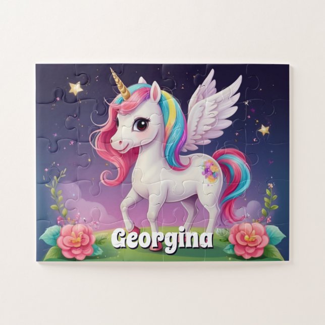 Magic Unicorn Personalisiert (Horizontal)