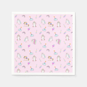 Magic Unicorn Regenbogengradienten 1. Party Serviette