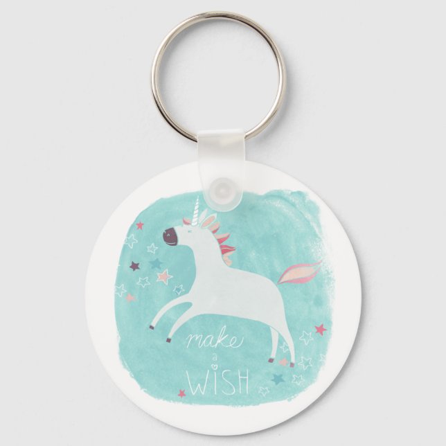 Magic Unicorn Squad - Mach einen Wunsch Schlüsselanhänger (Vorderseite)