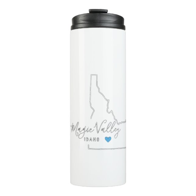 Magic Valley Idaho Wasserflasche Thermosbecher (Vorderseite)