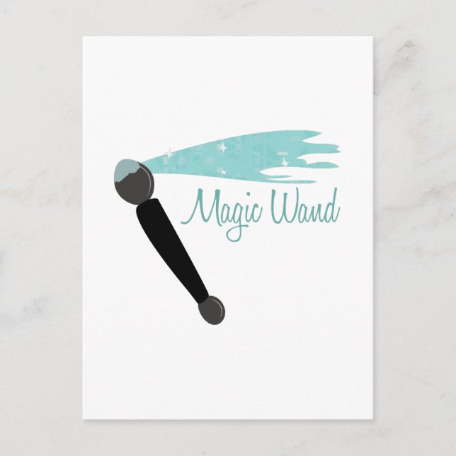 Magic Wand Postkarte (Vorderseite)