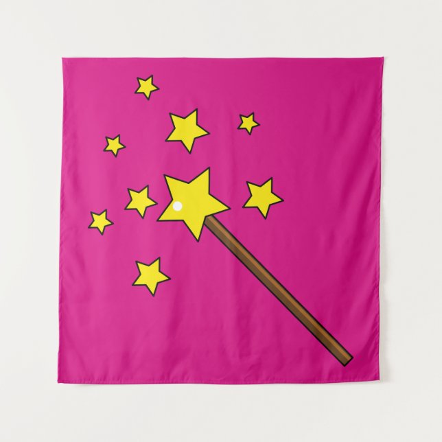 Magic Wand Wandteppich (Vorderseite)