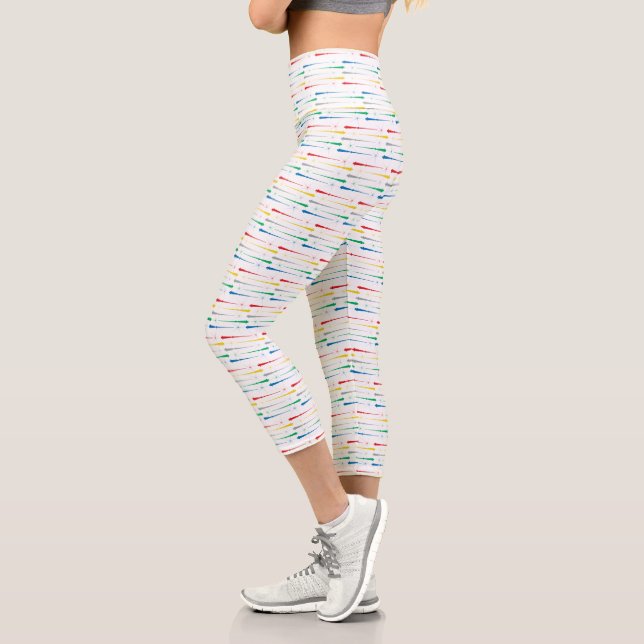 Magic Wands High Waisted Capri Leggings (Links)