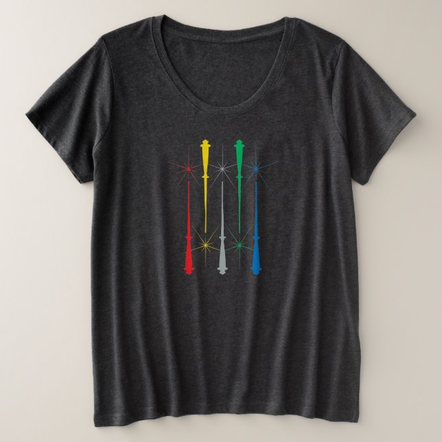 Magic Wands Plus Size Women's T - Shirt (Design vorne)